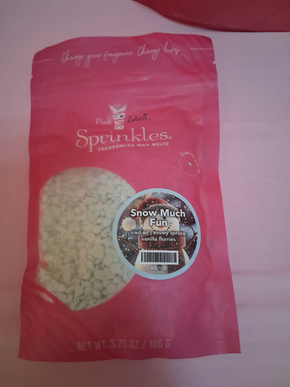 Pink Zebra Pink Sprinkles Snow Much Fun Fragrant Wax Melts